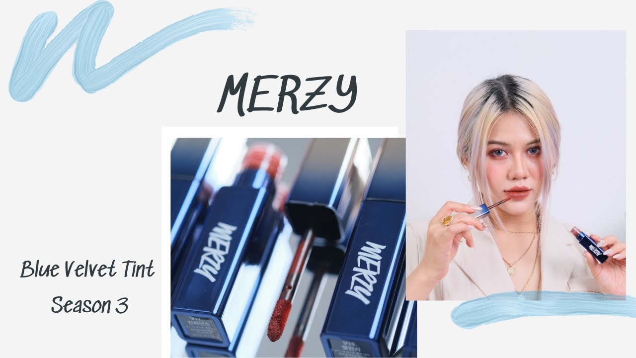 [ SWATCH & REVIEW ] BST MERZY BLUE Velvet Tint Season 3 - YouTube