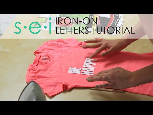 SEI 3 Inch Iron-on T-shirt Letters, Classic Glitter Letter Heat Transfers,  Gold 