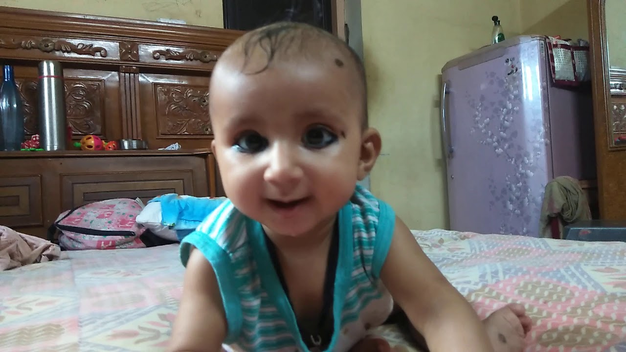 7 month baby Attraction of mango😋😋😋 YouTube