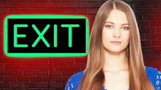 The actress Avery Pohl leaving the show - GH Comings and Goings