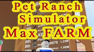 Roblox - Pet Ranch Simulator - Life hack: farm + open egg screenshot 4