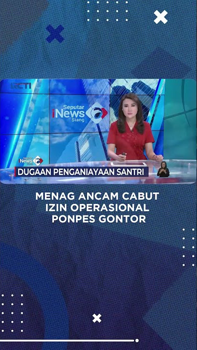 Menag Ancam Cabut Izin Operasional Ponpes Gontor