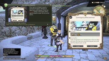 FFXIV ARR: Main Scenario Quest #1 - Coming to Limsa Lominsa