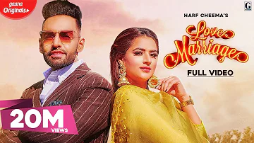 Love Marriage : Harf Cheema & Gurlez Akhtar (Full Video) MixSingh | GK DIGITAL | Geet MP3