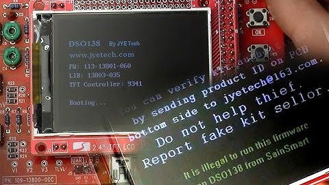 DSO138 firmware upgrade and review