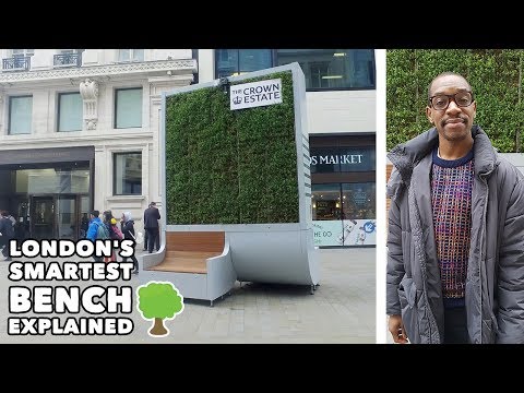 Video: An Eco-bench Filled With Moss Was Installed In London