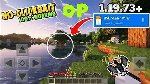 Finally BSL Shader Released For MCPE Render Dragon - 100% Working 😍