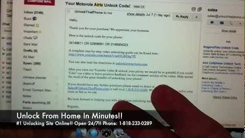 How to Unlock a Motorola Phone for all Gsm Carriers using an Unlock Code