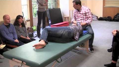 Jeremy Krauss demonstrating a Feldenkrais - Functional Integration lesson, Sep. 2013