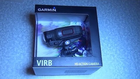 Garmin Virb HD Action Camera - Black (16MP) 1.4 inch LCD + accessories full review + test