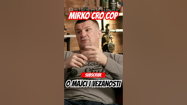 Mirko Cro Cop o ljubavi i vezanosti prema majci #viralvideo #mirkocrocop #crocop #shorts #love #fyp