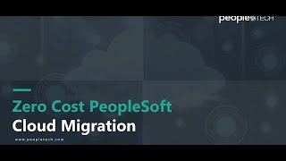 Celebrity Webinar: Zero Cost PeopleSoft Cloud Migration Net Worth