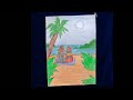 how to draw couple beach drawing/couple drawing/beach drawing