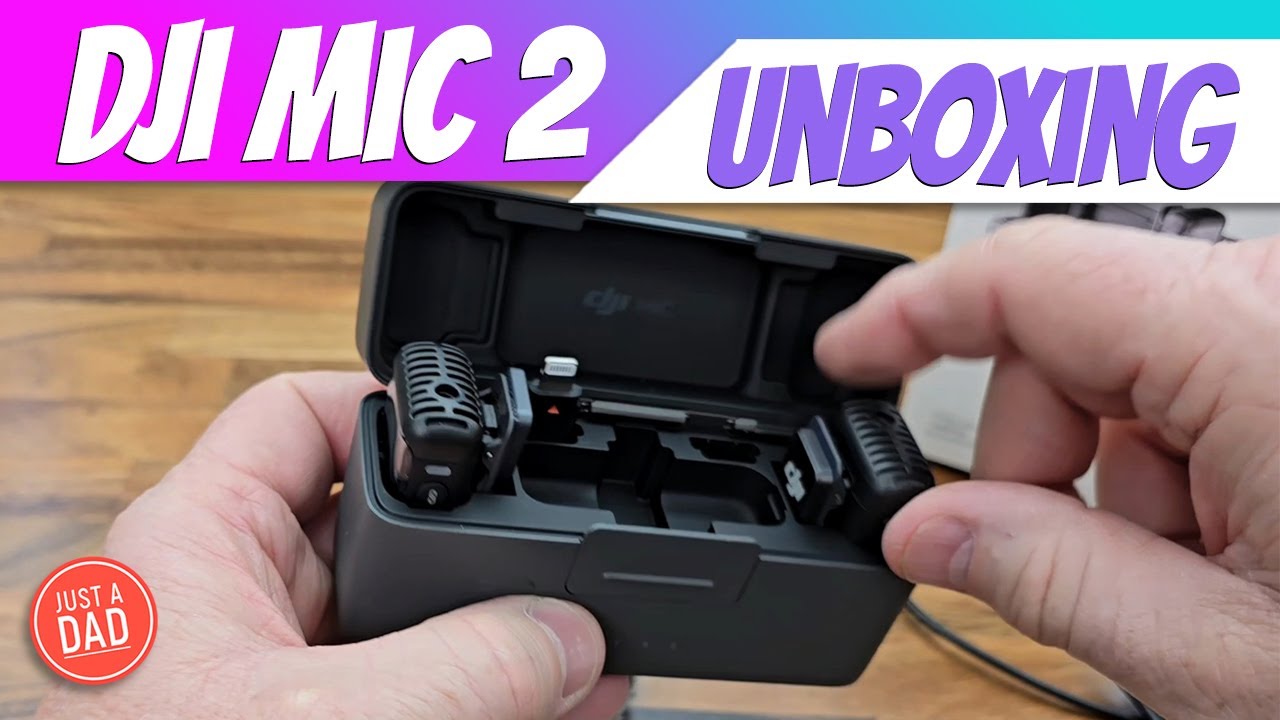 DJI Mic 2 Wireless Lavalier Microphone UNBOXING - YouTube