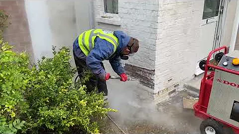 Brick Paint Removal: Entfernung von Außenfarbe mit dem Doff-System