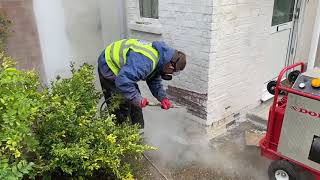 Brick paint removal How to remove exterior paint from bricks and stonework Doff cleaning system