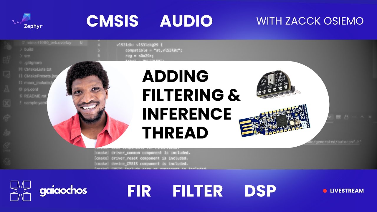 Inference Thread Adding Filtering & Inference Thread | Zephyr | Audio | FIR | CMSIS ...