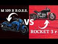 Muscle Mayhem - Suzuki M 109r BOSS vs The Triumph Rocket 3 #musclebikes