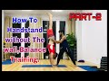 How to handstand withoutthe wallbalance trainingmusicyoga with master rajesh  rajesh yoga