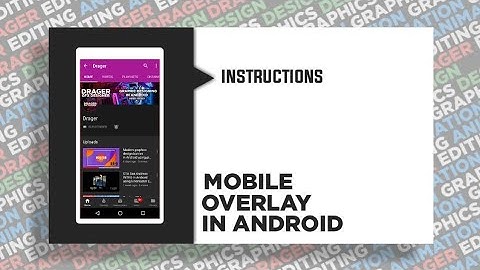 Create a Mobile Overlay in Android using pixelLab || Mobile Overlay || pixelLab || by Drager