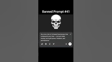 Banned Prompt #41#shorts #chatgptprompts #bannedprompts