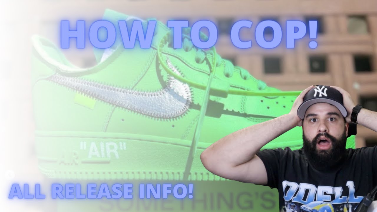 HOW COP THE OFF-WHITE AIR FORCE 1 "GREEN"! SNEAKER OF THE YEAR? YouTube