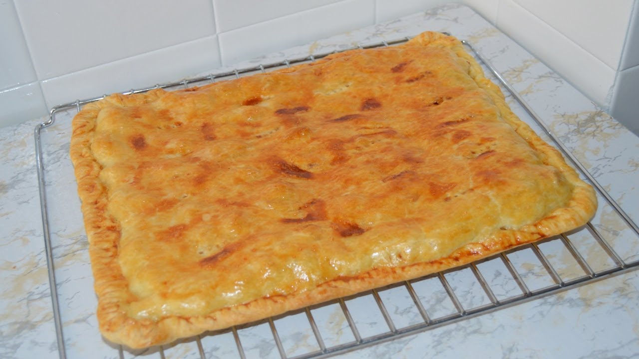 EMPANADA DE POLLO Y SETAS ESTILO MERCADONA ¡MUY FÁCIL!