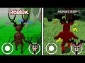What if I BECOME EVERYONE in 99 Nights in the Forest ROBLOX vs MINECRAFT