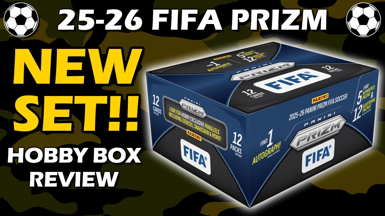 2025-26 Panini Prizm FIFA Hobby Box Soccer Review - YouTube