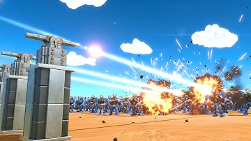 💥 100 ROBOTS vs TOWER DEFENSE ⚔️ | Ultimate Survival Battle in AGE of WARBOTS! 😱