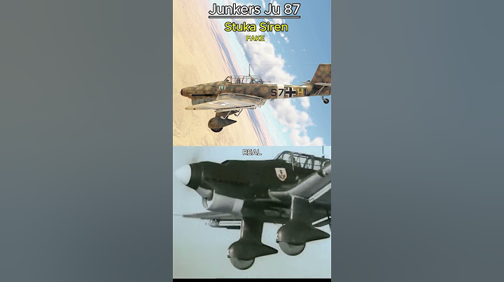 Junkers Ju 87  "Stuka" - Sound Effect