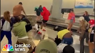 Wild Brawl Breaks Out at OHare Airport, Two Arrested