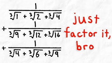 A Tricky Factorization for Math Competition Problem
