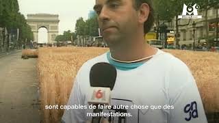 Les Champs Elysées, un champ de blé? // Extrait archives M6 Media Bank