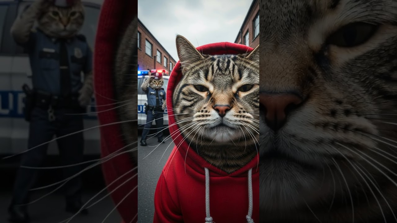 This is for my safety! Watch this clever cat save the day 