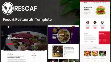 Rescaf - Food & Restaurant Template | Themeforest Website Templates and Themes