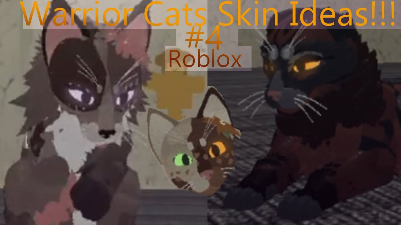 Warrior Cats 3 Detailed And Unique Skins Ideas 4 Roblox Youtube - ideas para skins de roblox