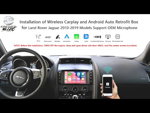 kSmart Box Wireless Carplay Installation for Land Rover Jaguar 2010-2019 Model Wireless CarPlay