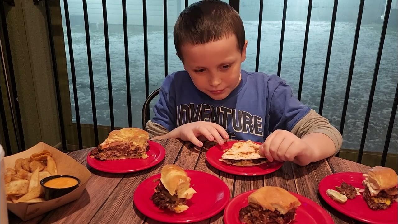 Restaurant Review The New Smash Burgers at Gather Around BBQ YouTube
