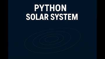 Solar System Simulation in Python 🌞🪐