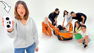 تحدي اخر شخص يشيل ايده عن السيارة يربح 🚗💸