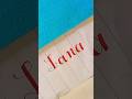 Lana with Pilot Parallel Pen #calligraphy #theothersideofmakebelieve #cursivecalligraphy