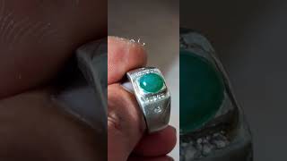 Bacan Doko Bluish HQ ring perak murni 926 kode 020