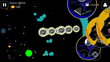 Agar.io Mobile Duo Server Takeover With AtiQ.io👍