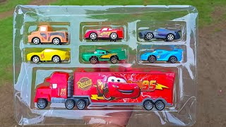 Mencari Mobil Baru, Lightning Mcqueen, Sally, Disney Pixar Cars, Tayo Bus, Mack Truck & Mobil Balap