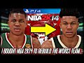 I Bought NBA 2K14 To Rebuild The Worst Team... the Milwaukee Bucks, led by this kid named Giannis