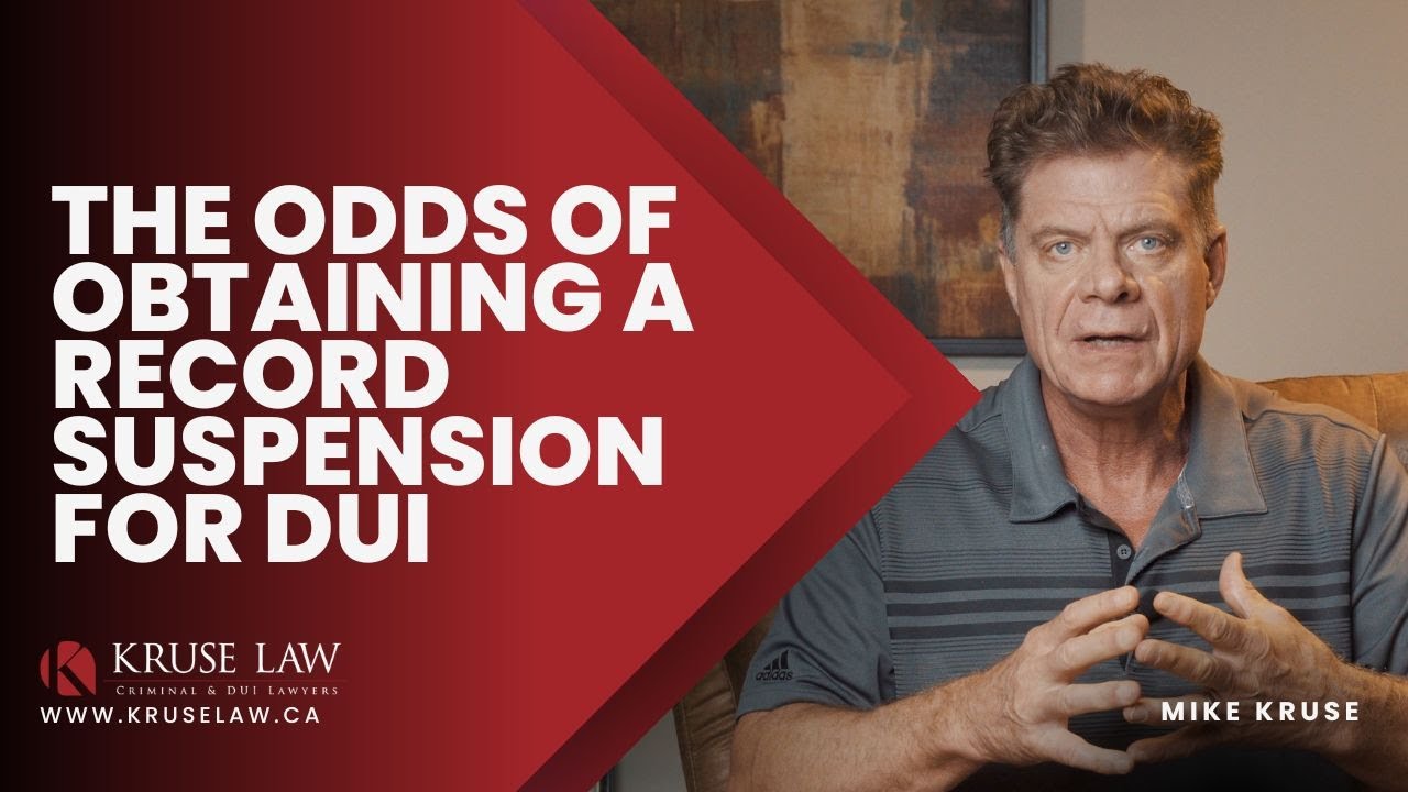 THE ODDS OF OBTAINING A RECORD SUSPENSION (PARDON) FOR DUI IN CANADA
