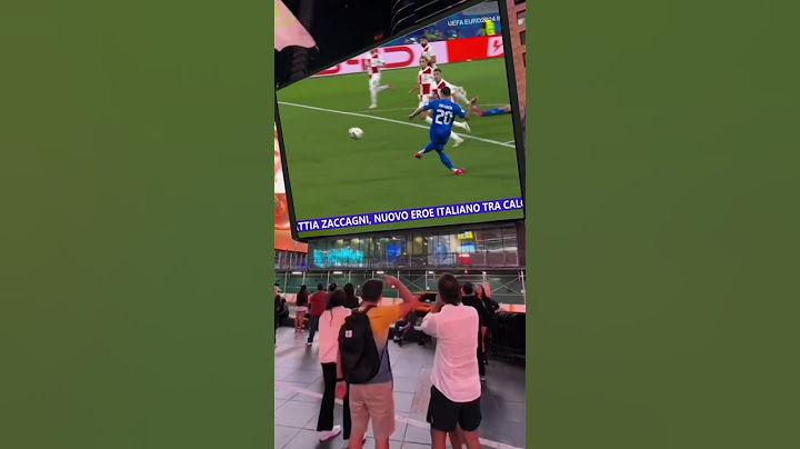 tu quando hai visto il gol di Zaccagni al ultimo minuto contro la Croazia