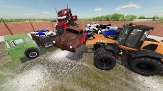 We scrap an expensive truck at our new scrapyard | Farming Simulator 22