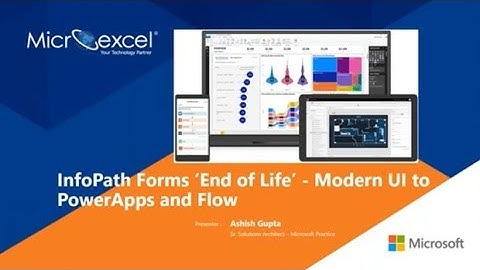 InfoPath End of Life Modern UI to PowerApps and Microsoft Flow